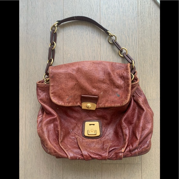 Marc Jacobs Bags Vintage Marc Jacobs Burgundy Shoulder Bag Poshmark